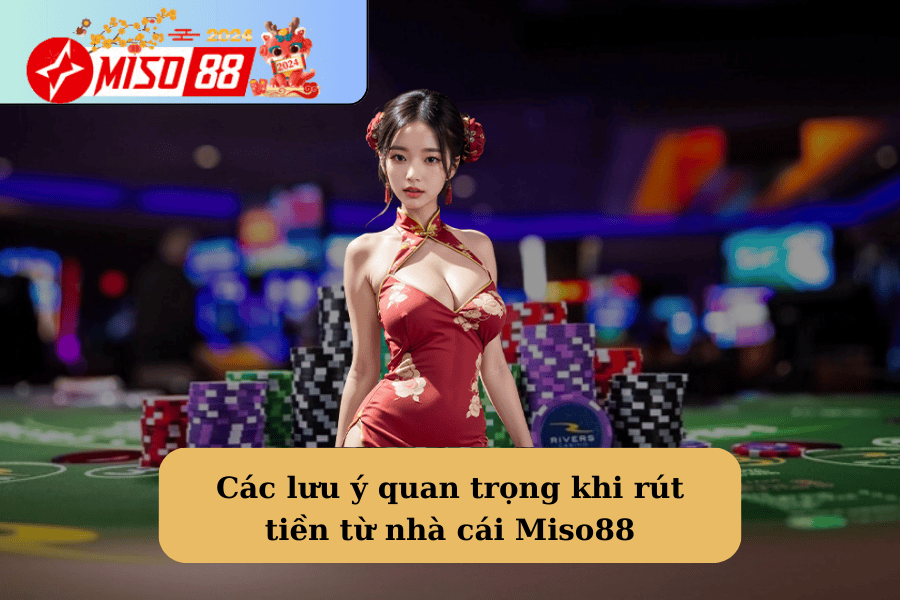 Các lưu ý quan trọng khi rút tiền từ nhà cái Miso88